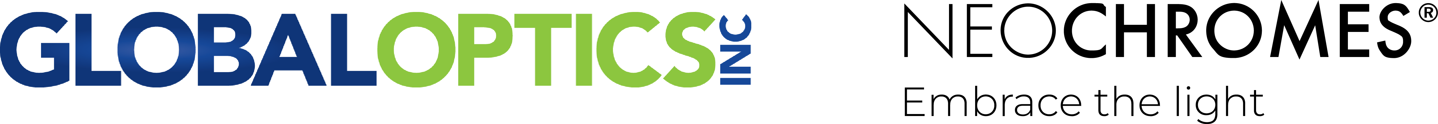 Neochromes logo with slogan "Embrace the light"